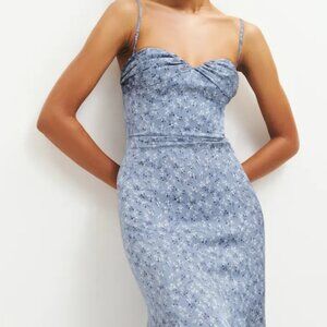 Reformation Dresses | Reformation Hensley Satin Dress In Mazzy